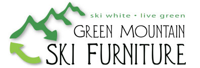 Green Mountain Ski Furniture - Ski White Live Green